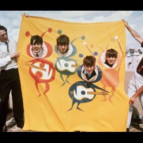 The Beatles at a Publicity Event