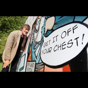 Stephen Fry And Alistar Campbell Photocall