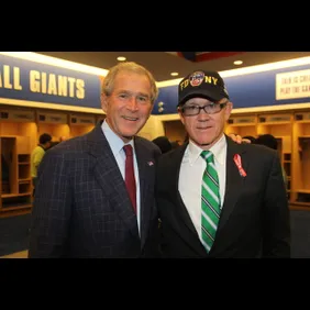 George W. Bush Attends The Dallas Cowboys V New York Jets Game
