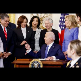 President Biden Hosts A Women's History Month Reception At The White House