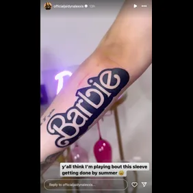 Jaidyn-Alexis-Barbie-Tattoo