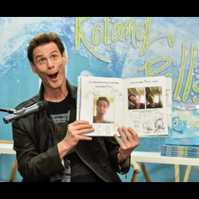 Jim Carrey Hosts Signing For His Children's Book "How Roland Rolls" At Indigo At Yorkdale Mall