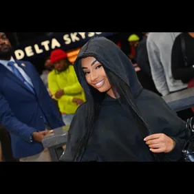 Celebrities Attend Washington Wizards v Atlanta Hawks