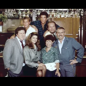 Cheers Cast Group Shot Season 1 Portrait Session 1983