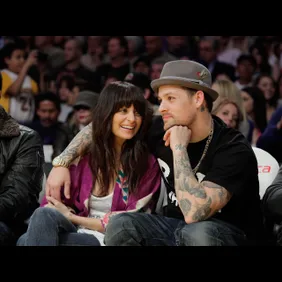 Celebrities At The Lakers Game