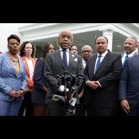 President Biden And VP Harris Meet With 60th Anniversary Of The March On Washington Organizers And Members Of The King Family