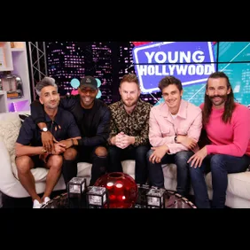 "Queer Eye" Fab Five Visit Young Hollywood Studio