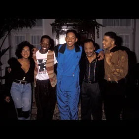 On the Set of "The Fresh Prince of Bel-Air"