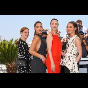 "Irma Vep" Photocall - The 75th Annual Cannes Film Festival