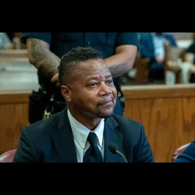 Cuba Gooding Jr Arrives At Court For Sentencing After Guilty Plea