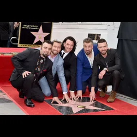 NSYNC Honored With Star On The Hollywood Walk Of Fame