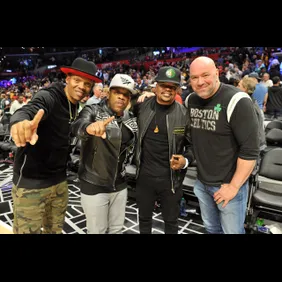 Celebrities At The Los Angeles Clippers Game