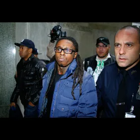 Lil Wayne Arrives In Court For Weapon Charges