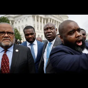 Recording Artist 50 Cent Visits Capitol Hill