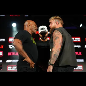 Jake Paul vs. Mike Tyson Boxing Match Arlington Press Conference