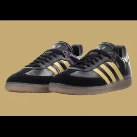 Lionel Messi × adidas Samba Black/Gold adidas-mens-messi-samba-black-