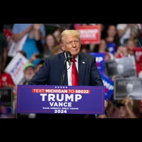 Donald Trump And J.D. Vance Hold First Joint Campaign Rally After The RNC