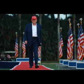 Former President Donald Trump Holds A Campaign Rally In Doral, Florida