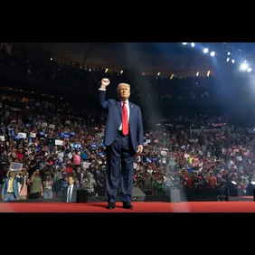 Republican Presidential Candidate Donald Trump Holds Rally In Glendale, Arizona