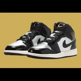 Air-Jordan-1-Mid-SE-GS-Black-Metallic-Gold-Metallic-Silver-FZ3938-001