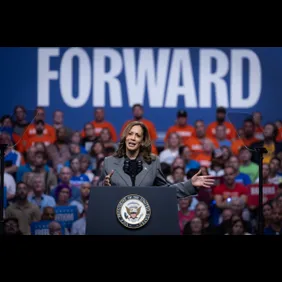Kamala Harris Holds Presidential Campaign Rally In Madison, Wisconsin