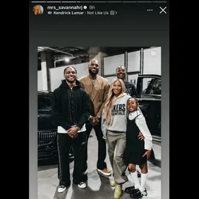 Savannah James Not Like Us IG Story