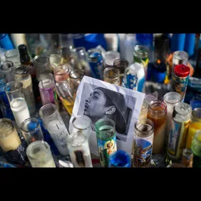 Fans Pay Respect At Scene Where Hip Hop Musician Nipsey Hussle Was Fatally Shot In Los Angeles