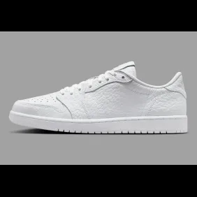 This Air Jordan 1 Low “Triple White” Has No Swoosh