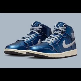 Air Jordan 1 Mid “Metallic Blue” Joins Fall 2025 Lineup