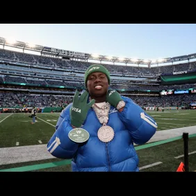 Celebrities Attend The Miami Dolphins Vs. New York Jets Game