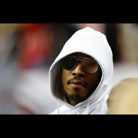 Jan 14, 2017; Atlanta, GA, USA; Recording artist Future in attendance prior to the NFC Divisional playoff between the Atlanta