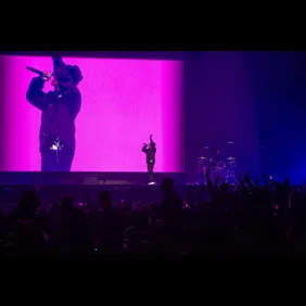 D4vd opens for SZA on the S.O.S Tour on Oct. 29, 2023, at The Footprint Center in Phoenix.