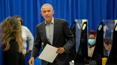 Barack And Michelle Obama Cast Their Votes In The Illinois Midterm Election