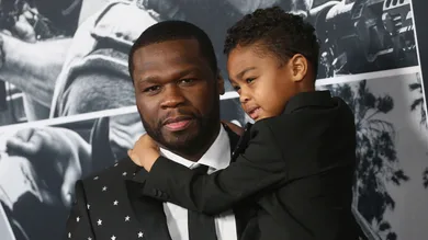 50 Cent Travels With Youngest Son, Sire Jackson