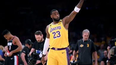 Portland Trail Blazers v Los Angeles Lakers