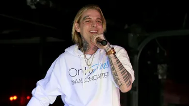 Aaron Carter Performs At Larry Flynt's Hustler Club