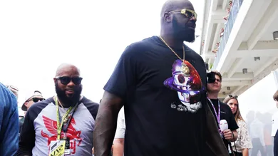 Celebrities Visit Williams Racing At Formula 1 United States Grand Prix