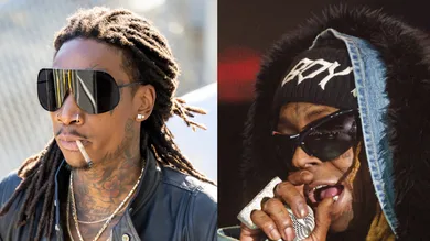 Collage of Wiz Khalifa &amp; Lil Wayne