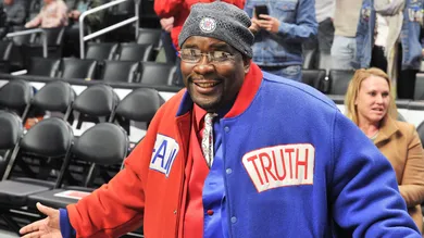 Celebrities At The Los Angeles Clippers Game