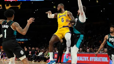 Portland Trail Blazers v Los Angeles Lakers