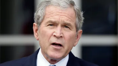 President Bush Makes Statement In Rose Garden Day After Obama Elected