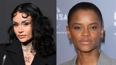 Kehlani and Letitia Wright