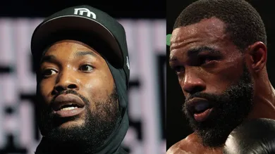 Collage of Meek Mill &amp; Garry Russell Jr