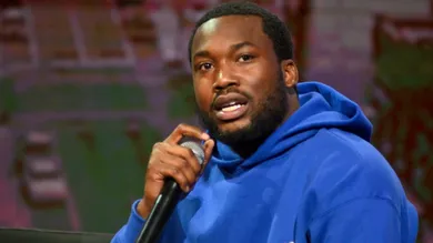 Meek Mill and Mamcolm Jenkins Hold Town Hall in Philadelphia