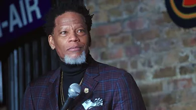 D.L. Hughley Performs At The Stress Factory Comedy Club
