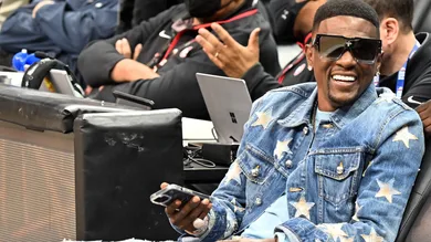 Celebrities Attend Brooklyn Nets v Atlanta Hawks