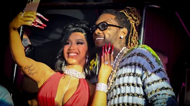 Cardi B And Offset Celebrate New Year's Eve 2023 At E11EVEN Miami