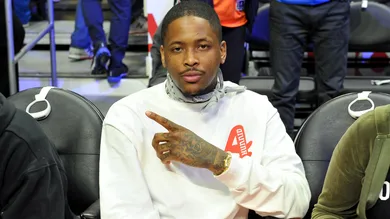 Celebrities At The Los Angeles Clippers Game