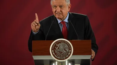 MEXICO-GOVERNMENT-LOPEZ OBRADOR-PRESSER