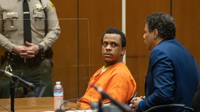 Eric Holder listens during sentencing proceeding